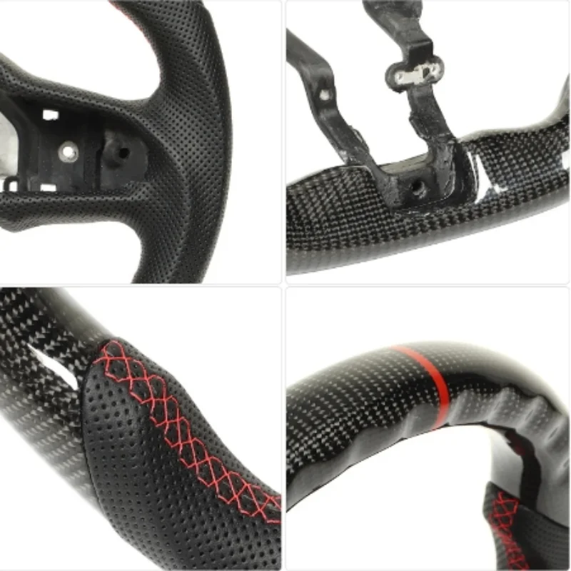 Carbon Fiber Steering Wheel With Heating for Infiniti Q60 Q50 2017 2018 2019 2020 2021 2022 Steering Wheel Car Accessories