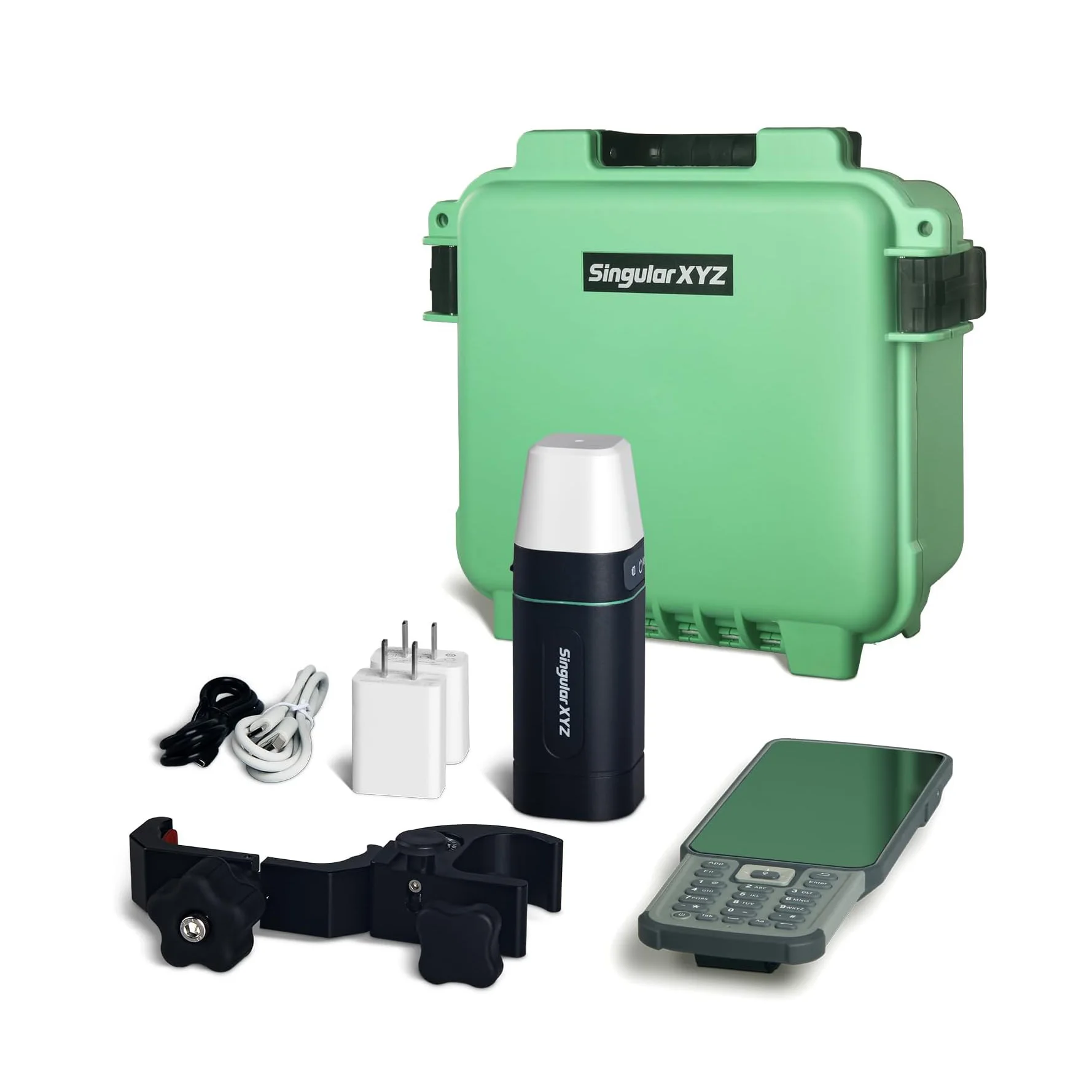 Rover With Transport Case Handheld GNSS Receiver | 1408 Channels DGPS For Land Survey