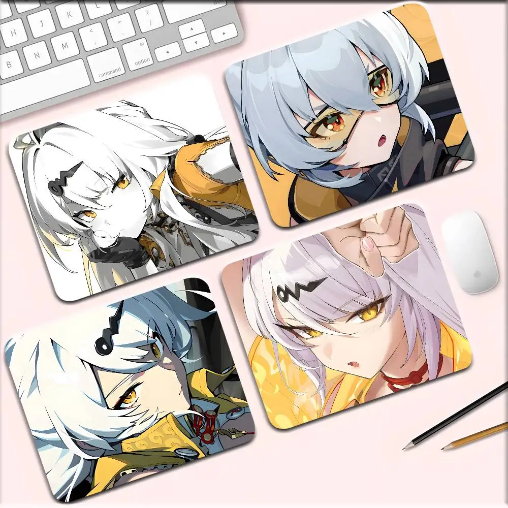 1pc Game Zenless Zone Zero Yixuan Anime Small Mousepad Keyboard Pad Laptop Cushion Non-slip Deskpad