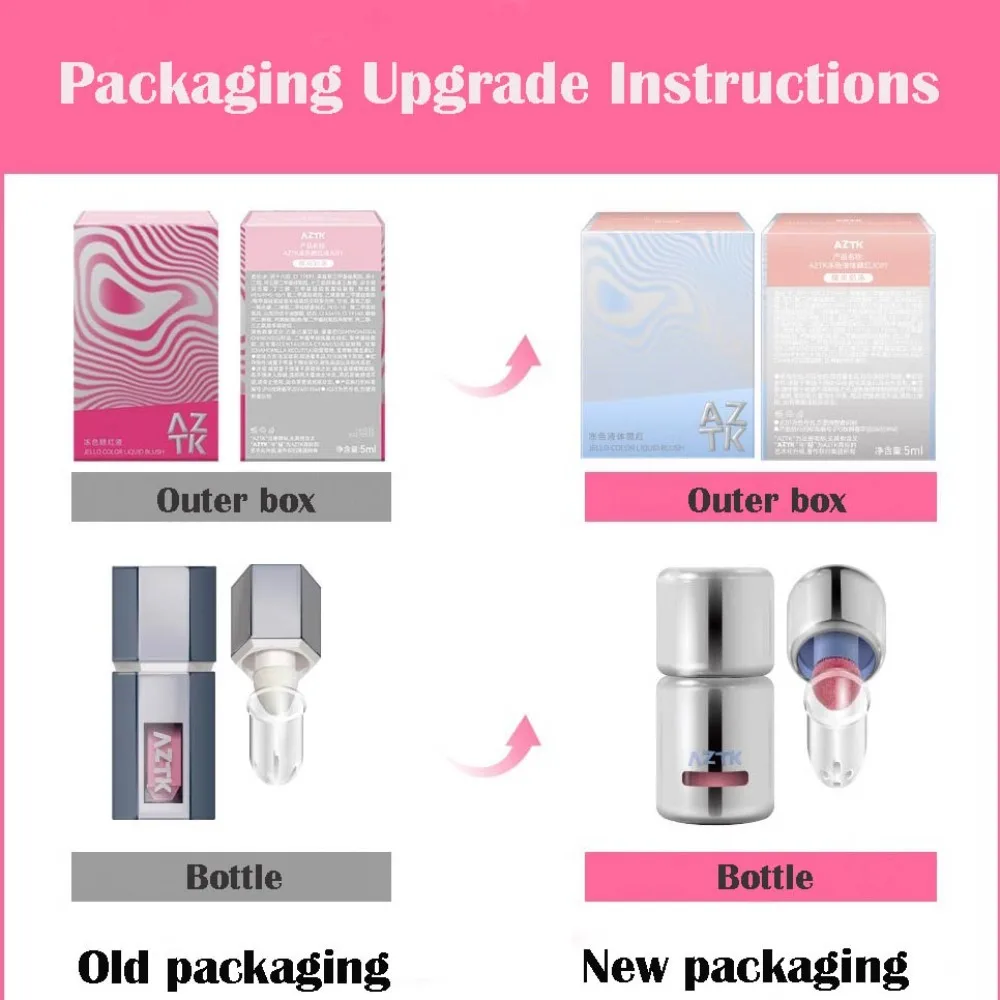 Multifunction Liquid Blusher Tanned Jello Color Moisturizing BlushMakeup Powder Rendering Longlasting Cheek Liquid Blush Cream