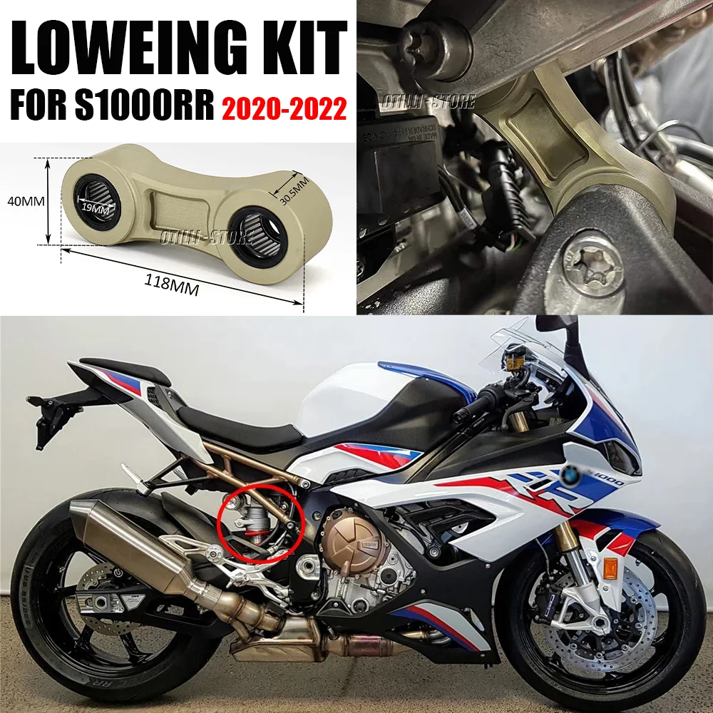 

Motorcycle Accessories 20mm - 25mm Adjustable Rider Seat Lowering Kit For BMW S1000RR S 1000 RR S1000 RR S 1000RR 2020 2021 2022