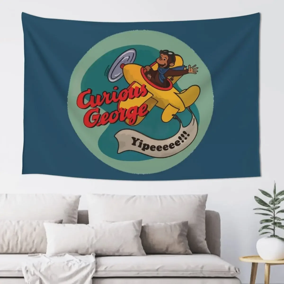 

curious george. Tapestry Room Ornaments Wall Decorations Tapestry