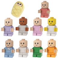 Babies Building Blocks Toys MOC Bricks DIY Infant Carriage Children Gifts