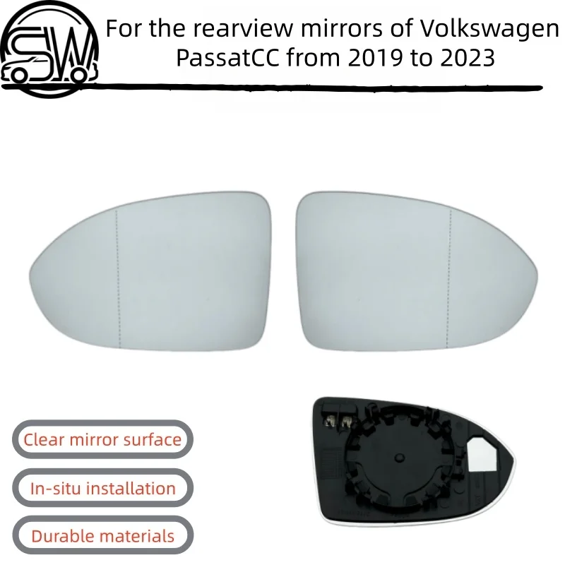 

For the rearview mirrors of Volkswagen B8L (Passat B8) CC (Arteon) from 2019 to 2023 Heating glass