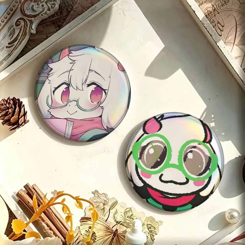 D-Deltarune Cute Ralsei  25mm 32mm 44mm 58mm Anime Badges Brooches DIY Pins Decorations Birthday Gifts - view 2