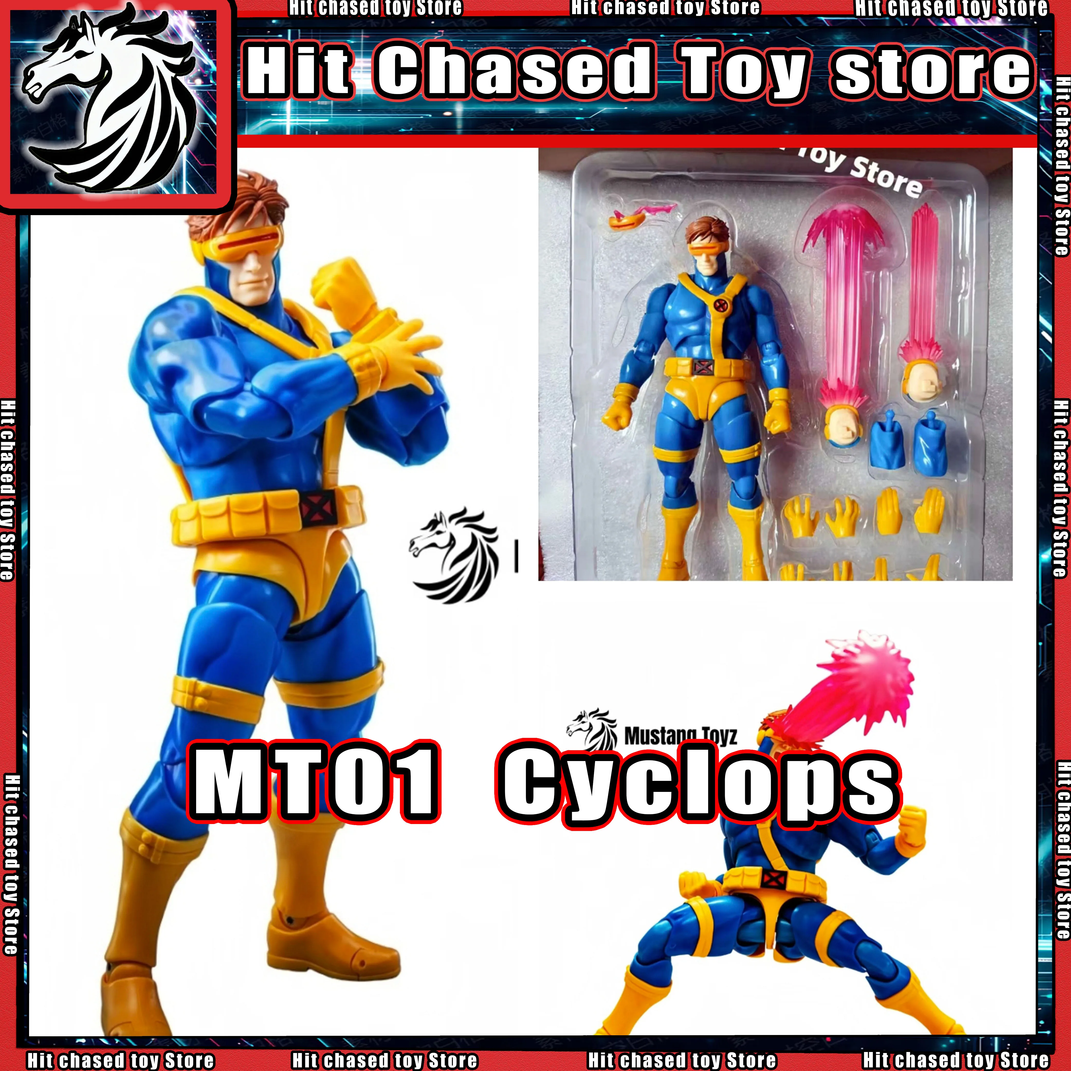 Novos Bonecos de Ação Colecionáveis Hot Sale: Cyclops Scott Summers X-Men da Toyz MT01 - Bonecos de Ação Anime