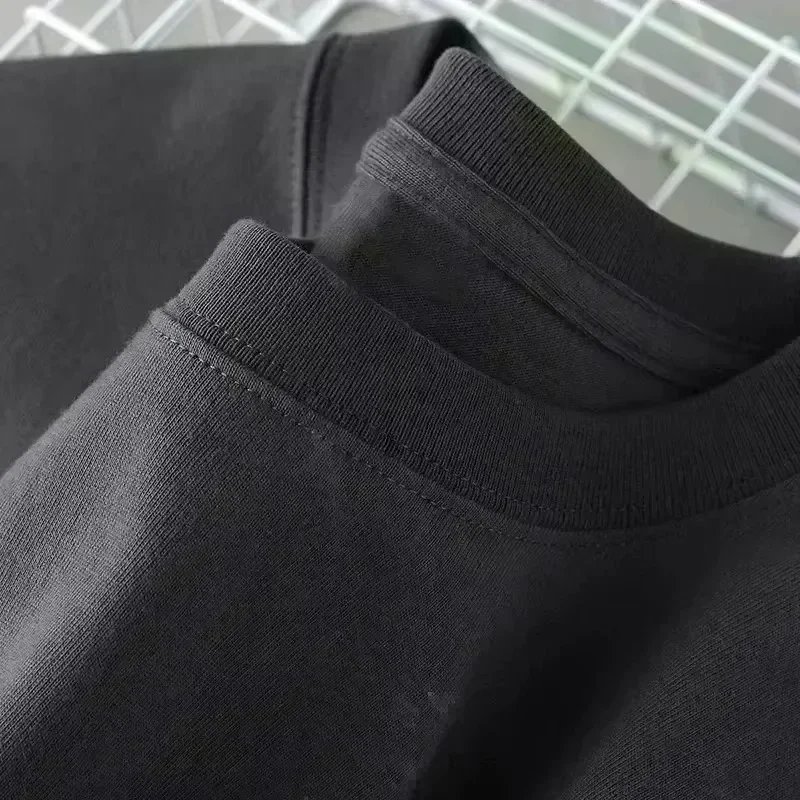 2026 Sommer Neues Herren-T-Shirt aus Reiner Baumwolle mit Digitalem Druck und Bunten Kreuzen Grafik Unisex Atmungsaktiv Harajuku Y2k Streetwear – Detail 7