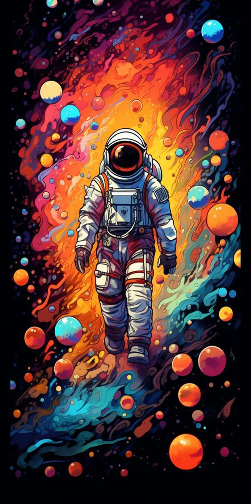 Cool Big Bear Space Astronaut patinete eléctrico, pegatina antideslizante, papel de lija, cinta de agarre para monopatín, 60x30cm