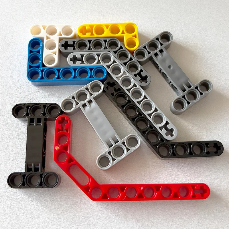 Various Length Style Straight Bend Liftarm Building Blocks Beams MOC Technical Thick Arm DIY Assembles Particles Bricks