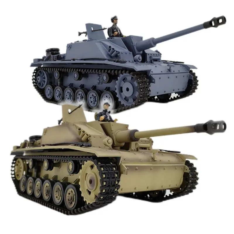 Kubing Ke 2.4g Rc 3868 German Type Iii F-8 Remote Control Climbing Tank Play Bomb Battle Tank Adult Model Decoration Toy Gift