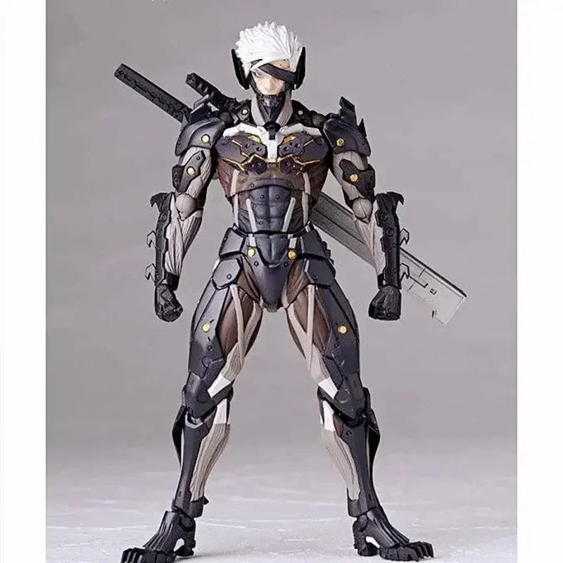 Kaiiodine The Ocedo Yamaguchi 140 Ex Metal Gear Action Figure Mgs Raiden Metal Gear Rising Rising Thunder Hand Doll Toy Kid Gift