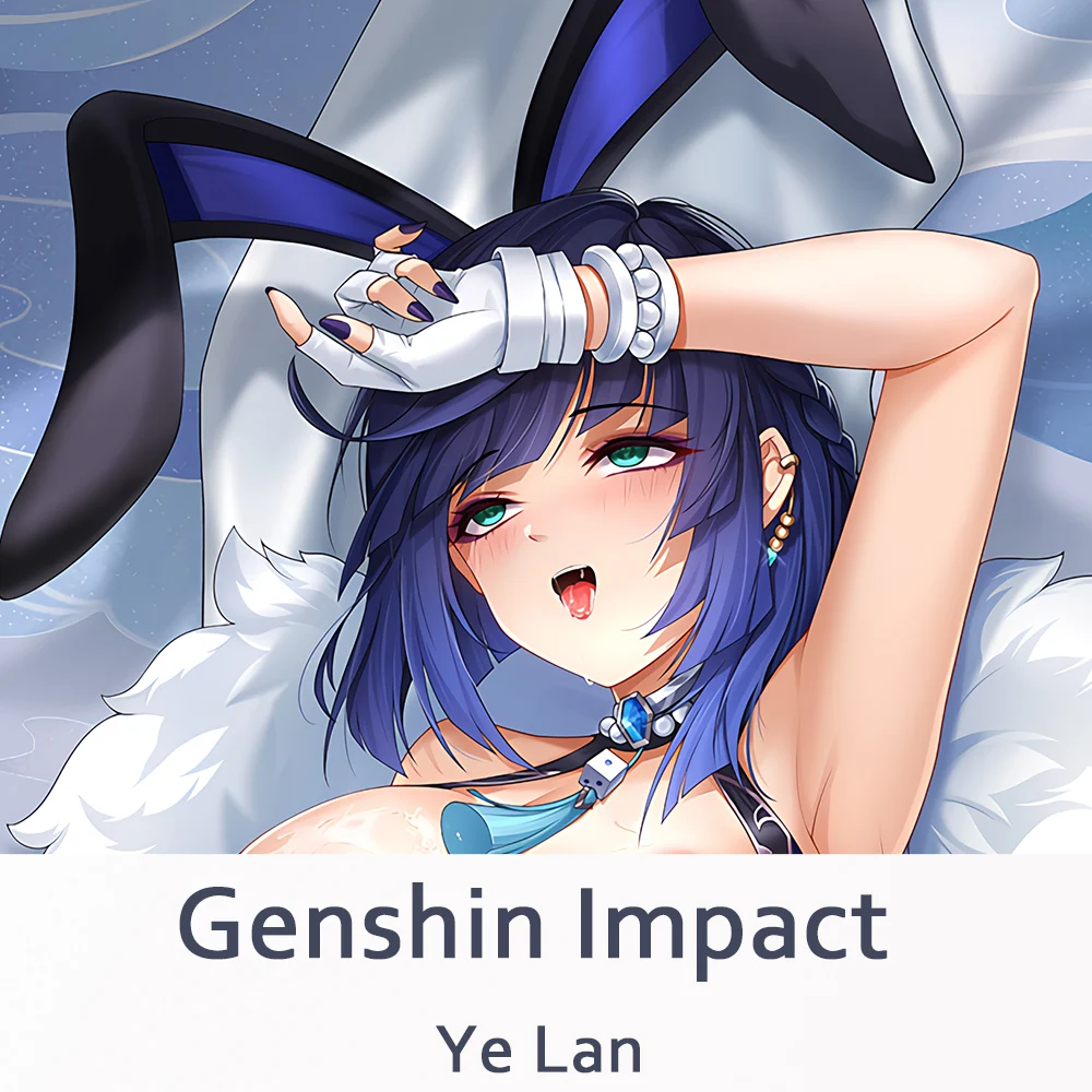 

Dakimakura Genshin Impact Yelan Pillowcase Double Side Sexy Hugging Full Body Pillow Case Cushion Cover Home Bedding Decor