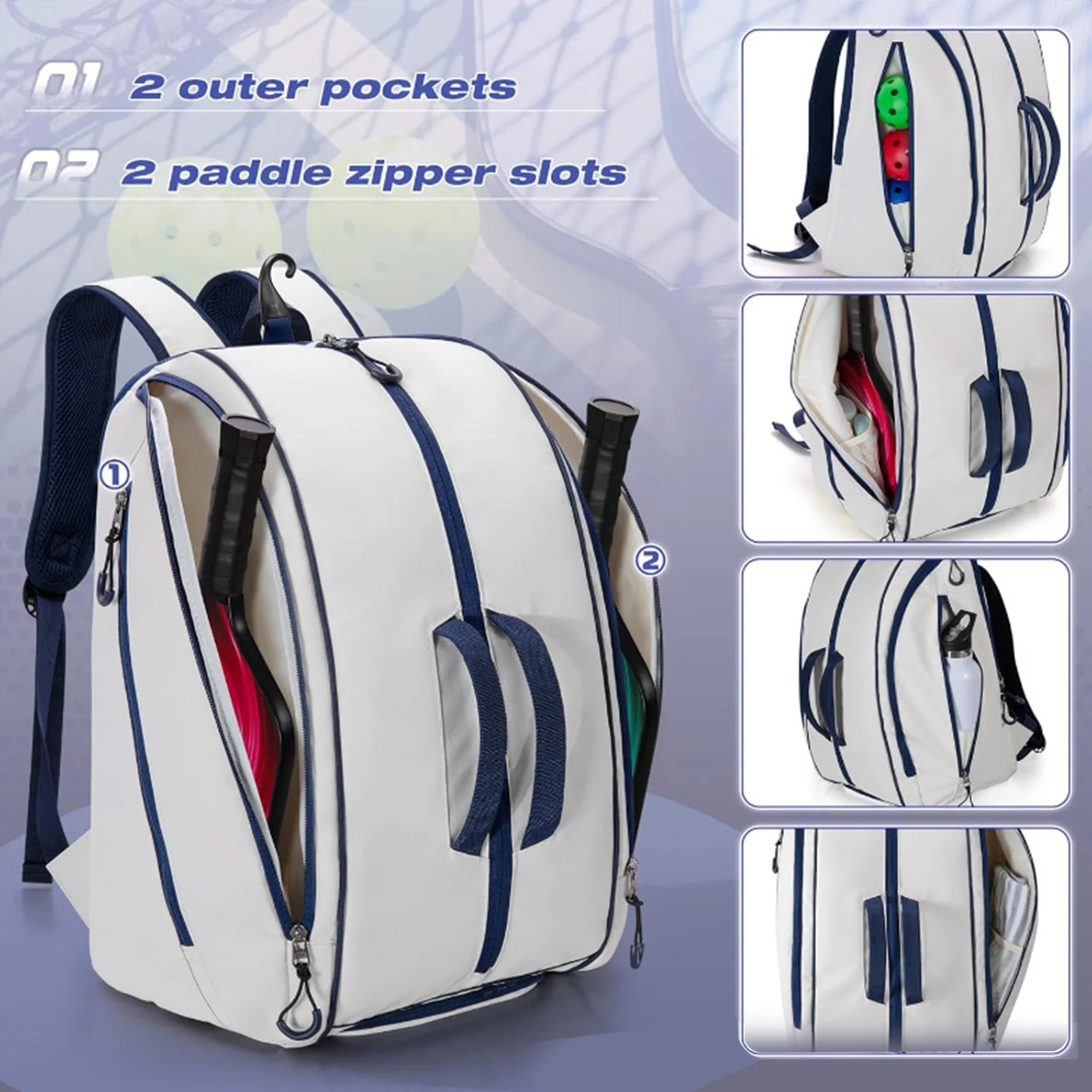 Thumbnail 4 - #26 Latest Tennis Racquet Bags Offers