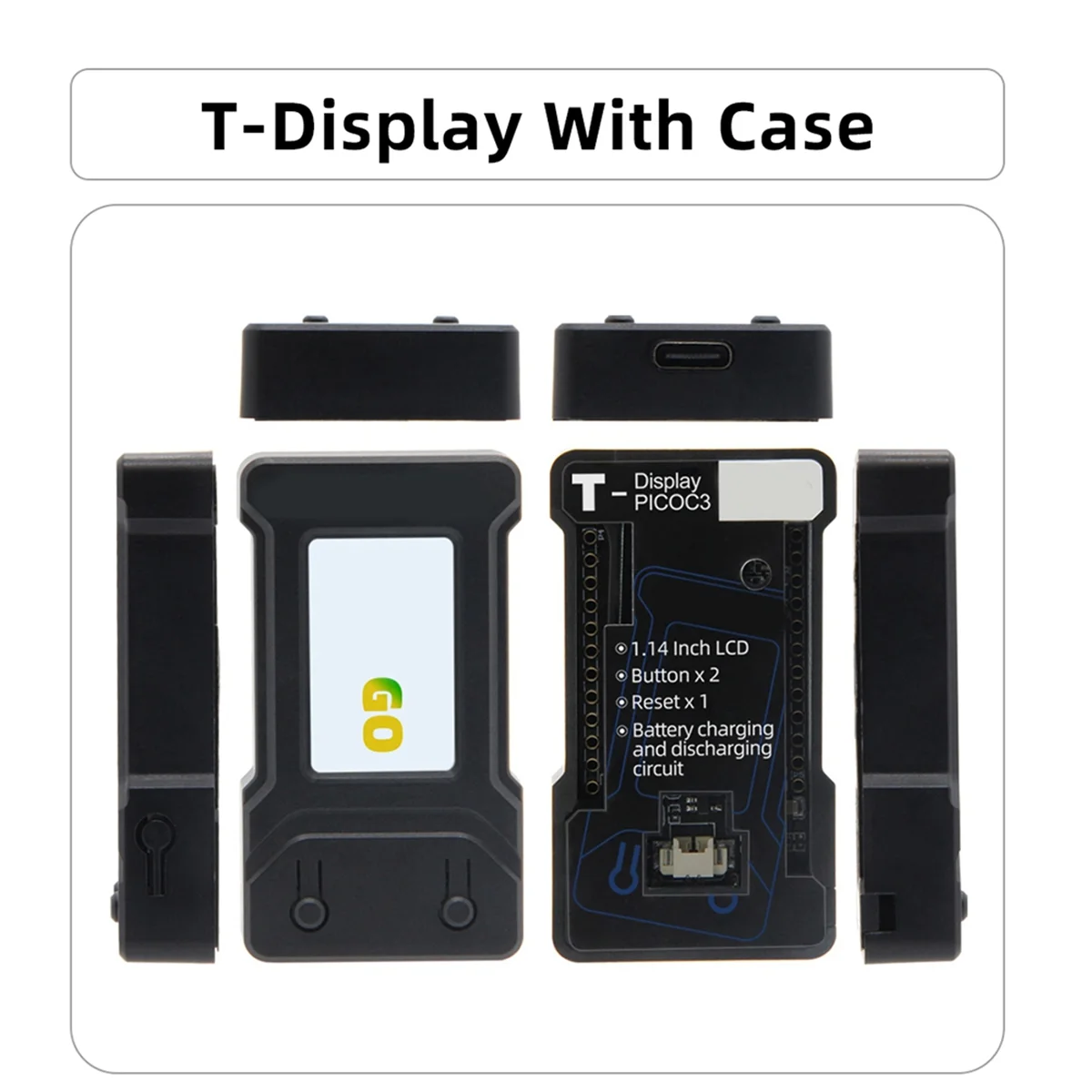 N33R_Für Nerd Miner CH9102F T-Display LCD Control Board ESP32 Modul 16 MB