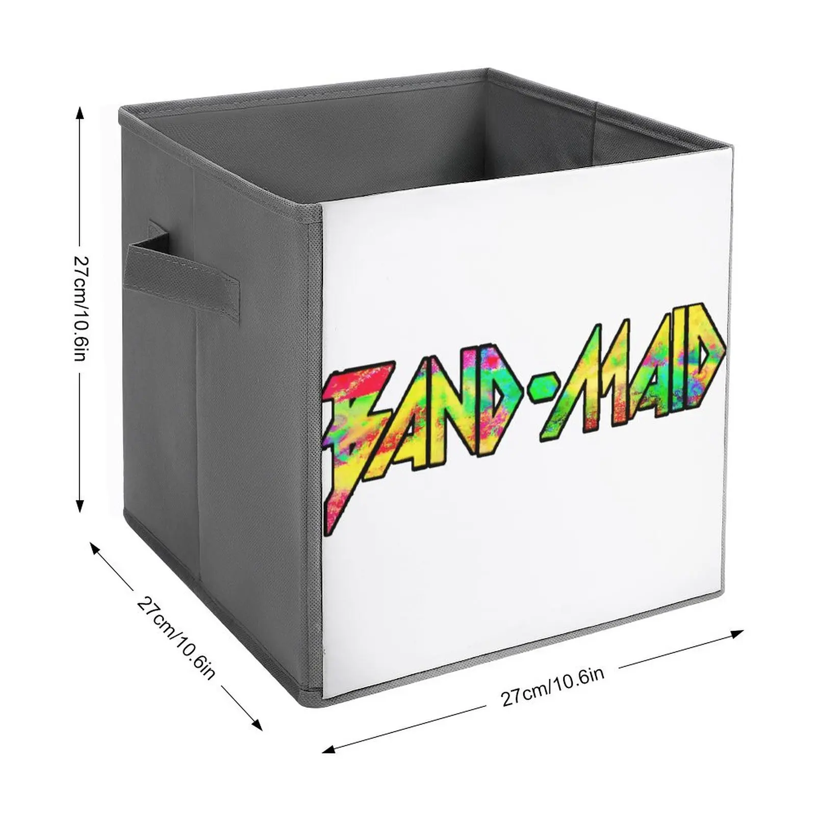 Storage Tank Band Maid Essential For Sale Large Capacity Casual Graphic Folding Storage Box Lifting Hand Can Be Folded Storage o