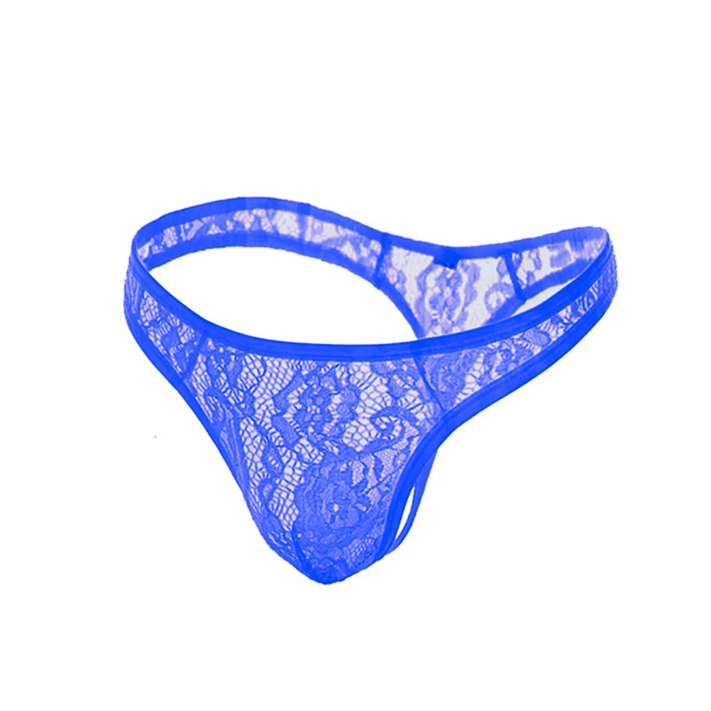 Breathable Floral Lace Panties Panties Breathable Panties 2XL Sexy Underwear Suitable For Crossdress T Back Style