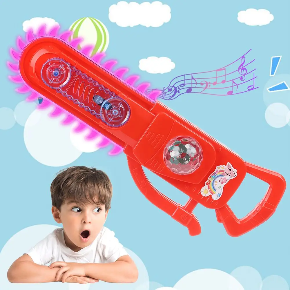 

Kids Tools Power Chainsaws Electric Repair Toys Music Vibrating Luminous Chainsaw Christmas Birthday Gift For Boys