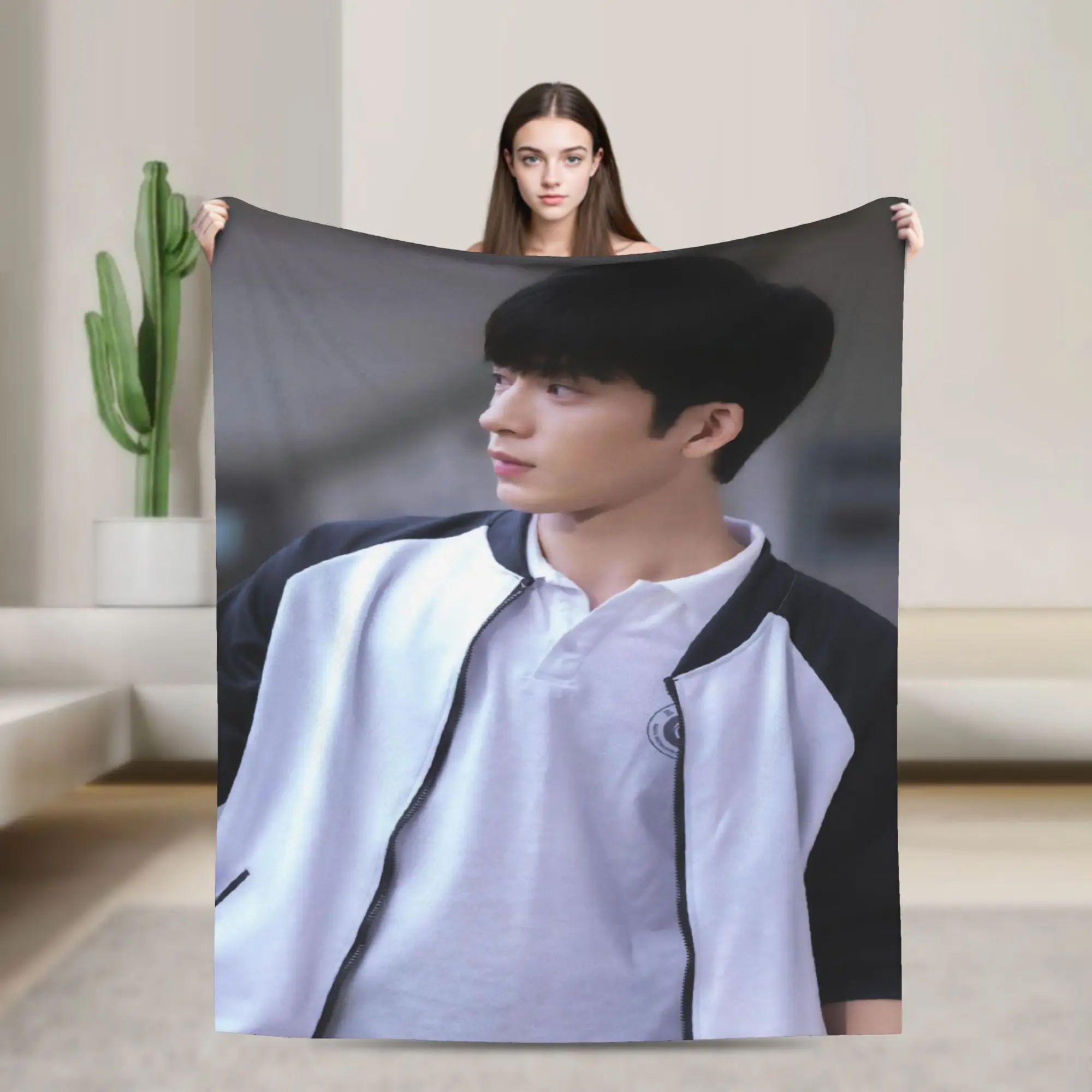 The Early Spring jing boran Blanket Velvet  Multifunction Ultra-Soft Throw Blankets for Sofa Bedding Throws