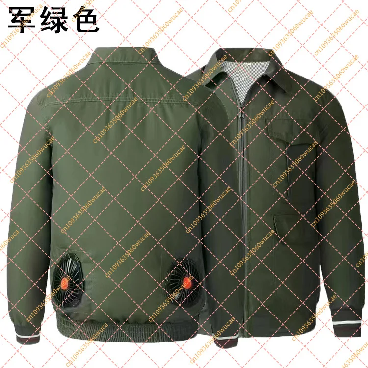 Portable Cooling Work Clothes, 12V-25V Air Conditioned Jacket for  Fan & Power Supply Kit
