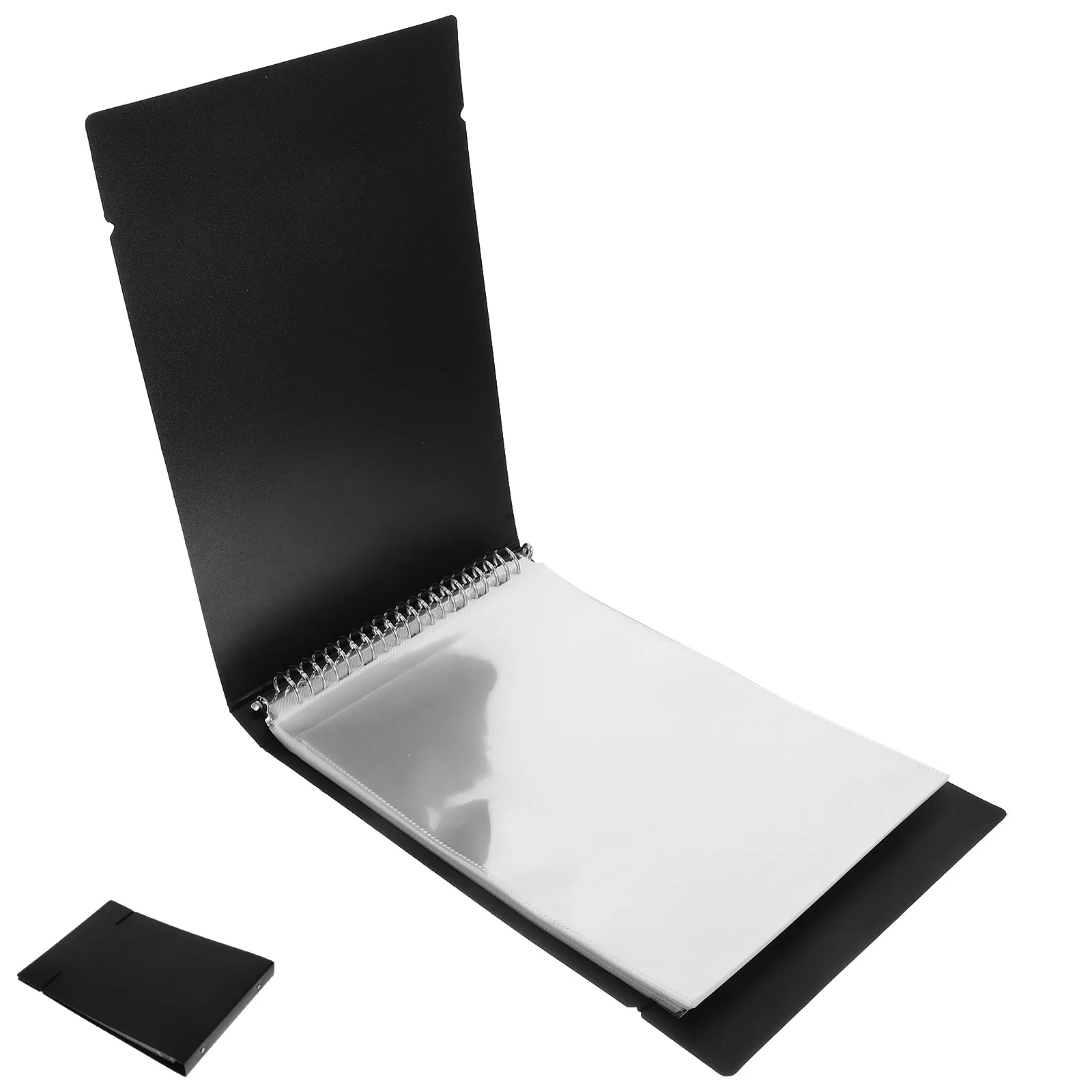 

Checkbook Binder with Pockets Multi-Functional Document Organizer Office Home Portable Invoice Receipt Storage Album