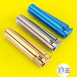 Original Clipper Lighter Metal Free Fire Jet Butane Torch Lighter Turbo Portable Grinding Wheel Flint Gas Lighters From Spain