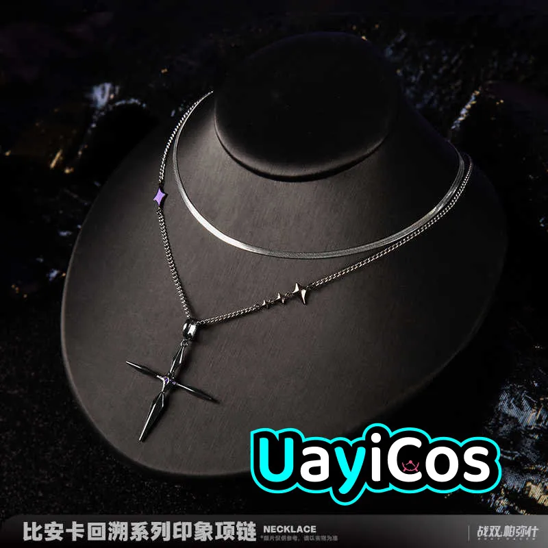 Official PUNISHING: GRAY RAVEN Bianca Necklace For Women Jewelry Pendant Doll Game  Accessories Anime Figure Toy For Kids Gifts