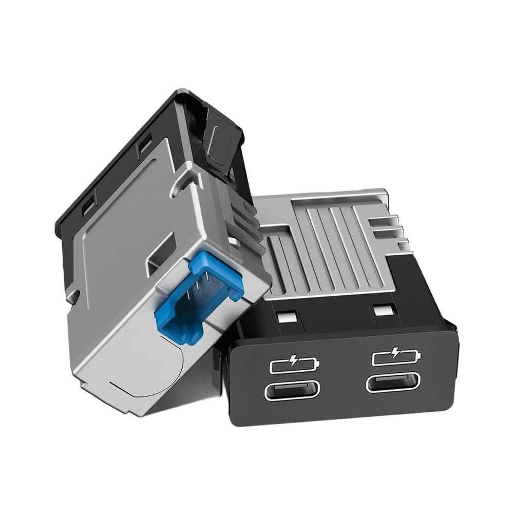 Car Dual USB Socket 841087119For 38 Compatible with For BMW For 3 Series For G20 For G21 Models Produced from 2019 Through 2021