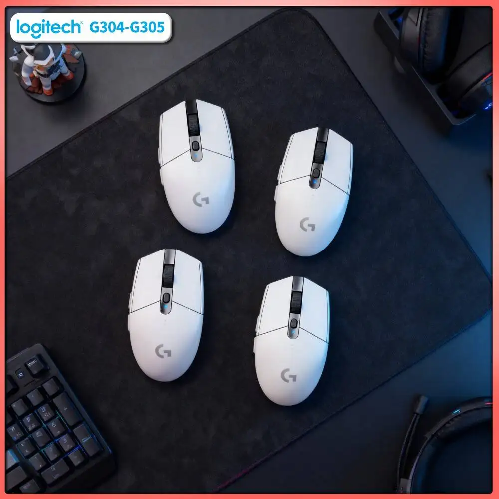 Logitech G304 LIGHTSPEED Wireless Gaming Mouse 12000 DPI HERO Sensor 1ms Latency 250hr Battery Office Long Battery Life Users