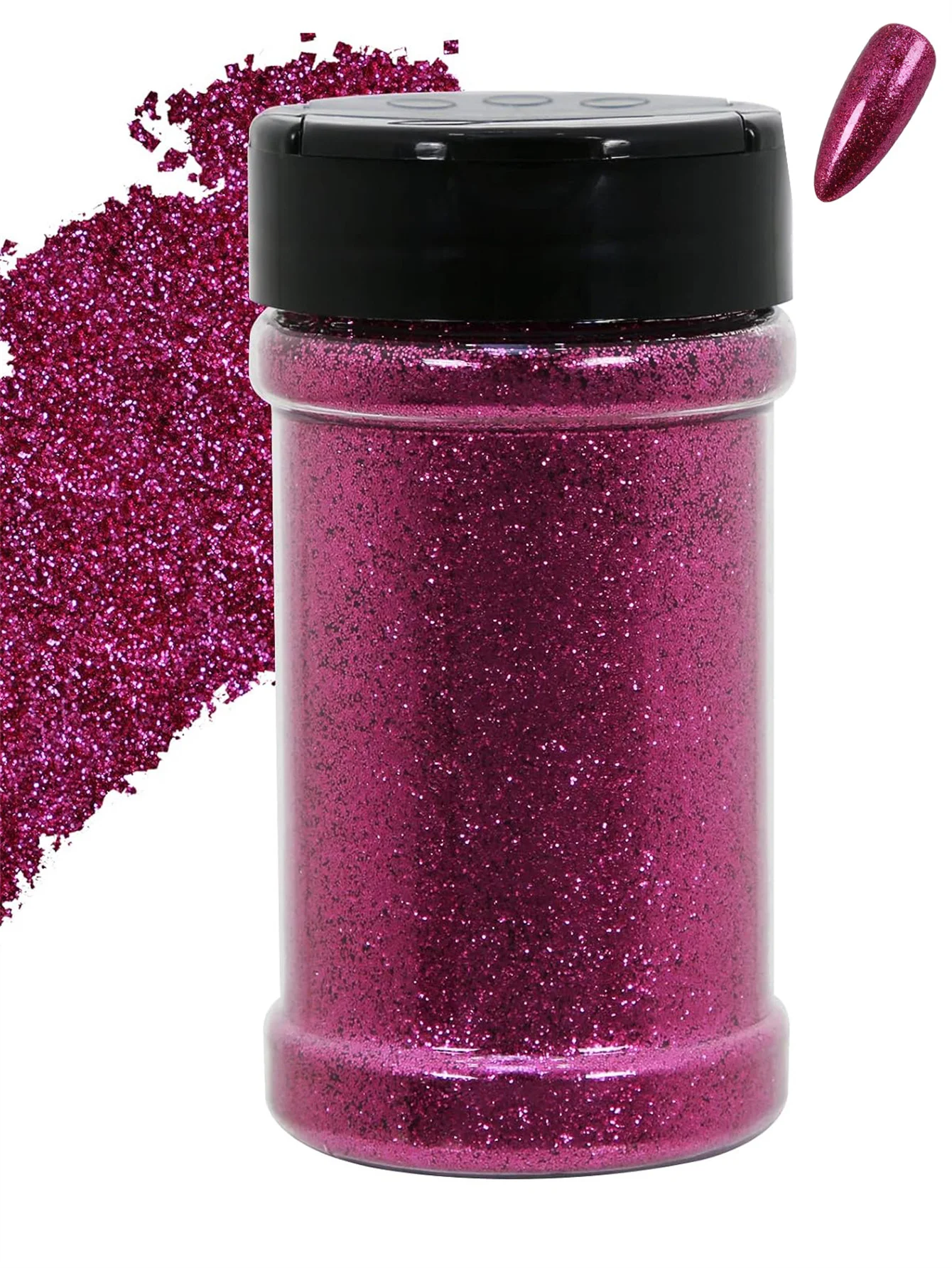 Feiner irisierender Glitzer für Bastelarbeiten | 1/128" Halloween, PET-Flocken, Bastel-Pailletten, Epoxid-Chips für Kürbisse, Epoxidharz, Nägel, Gel – Detail 9