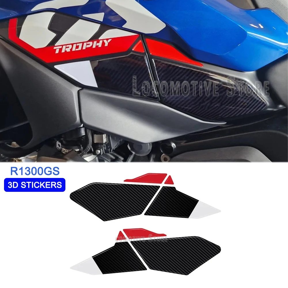 For BMW R1300GS Accessories 3D Sticker R 1300GS Trophy 3D Epoxy Resin Sticker Protection Kit Anti-scratch fuel tank sticker