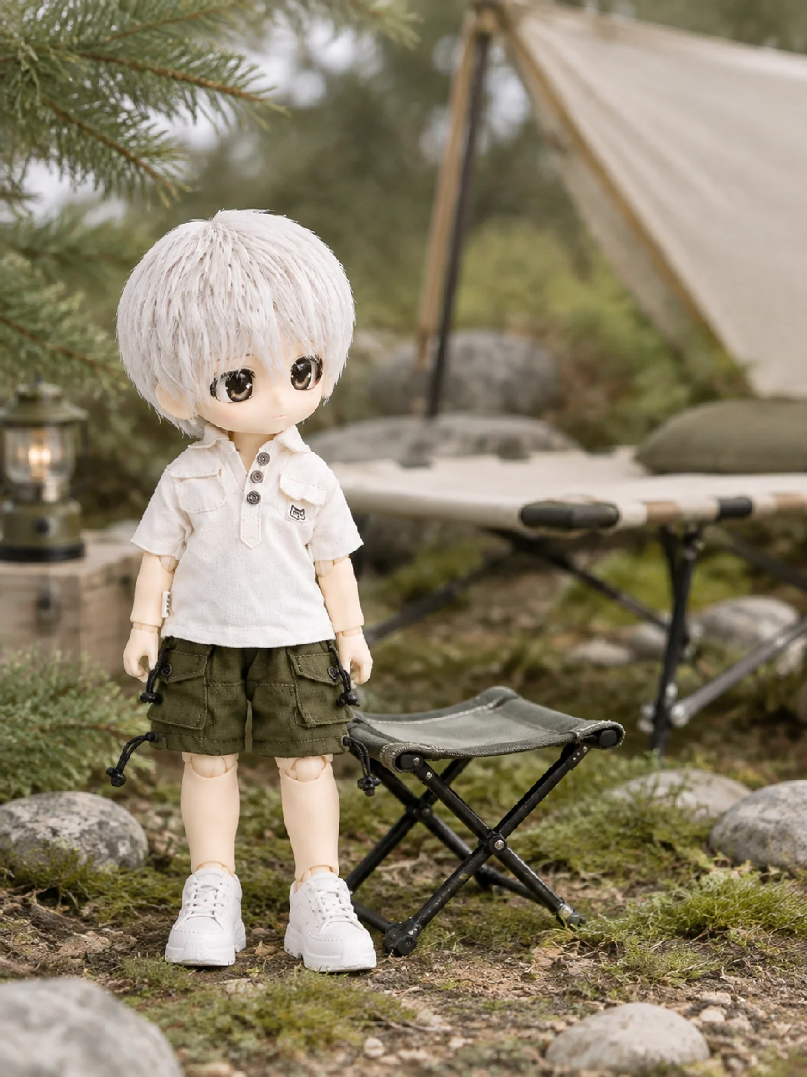 Az/Ob22/Ob24 Doll Outdoor Camping Machine Wind Set Small Cloth Dali Electric Street Mi Sweet Four Wear Doll Clothes
