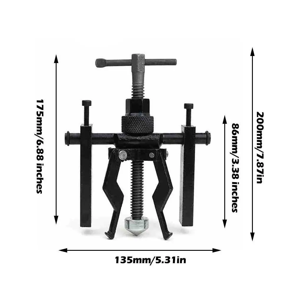 Auto Inner Bearing Puller Inner Hole Bearing Removal Three Puller Pull Puller Claw Tool Multi-function Out Wheel Inner