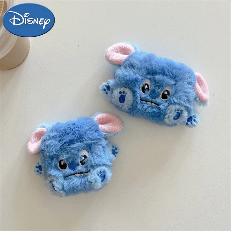 Disney Cute Plush Stitch For Apple AirPods 1 2 Pro Bluetooth Headphone Cover 3rd Generation Silicone Soft Cover Protective Case