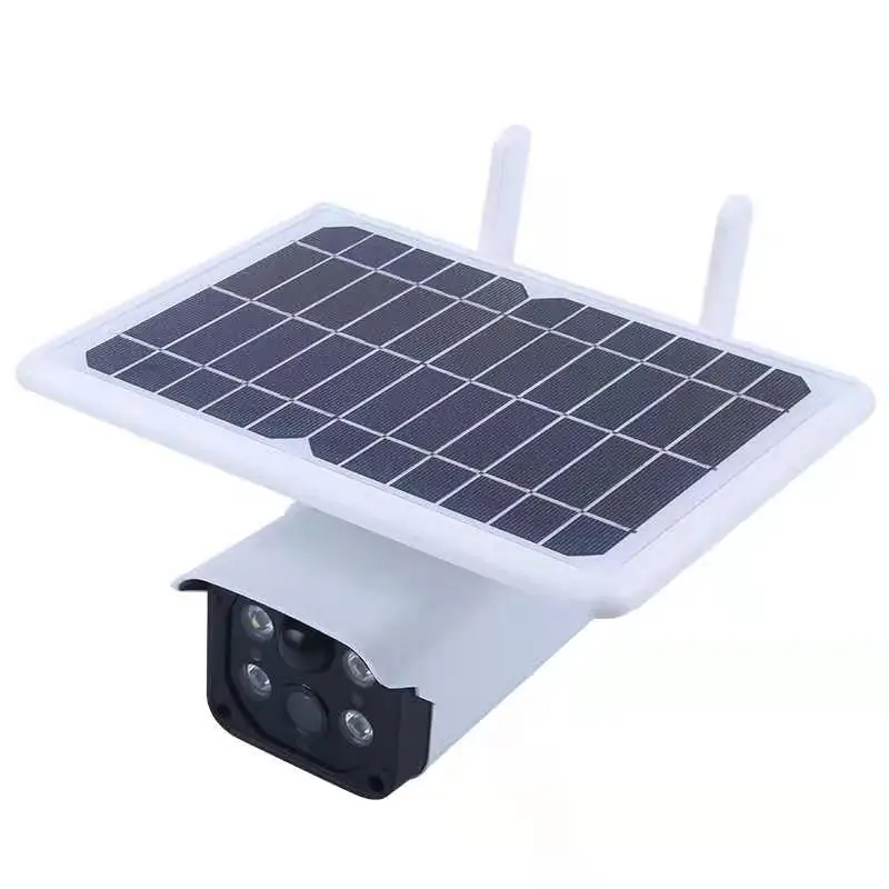 OEM Outdoor 4G Security Solar  Street Light  Night Vision Waterproof CCTV Solar