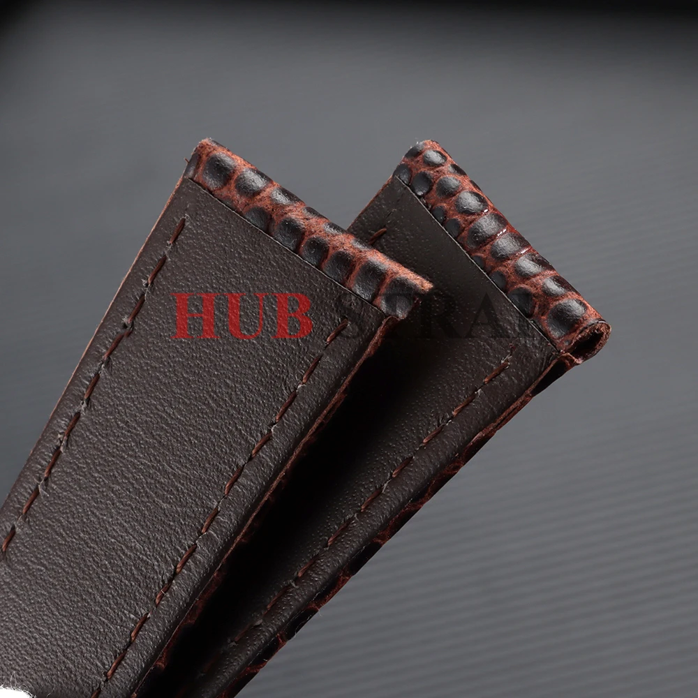 16mm18mm 20mm 22mm Lizard Pattern Calfskin Leather Watchbands Business Replace Watch Band with Butterfly Buckle Wristwatch Strap