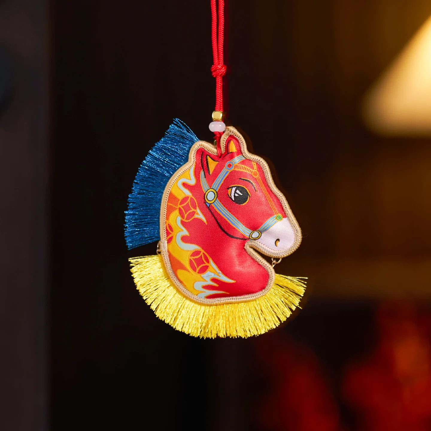 2026 السنة الجديدة المطرزة المهر المعطرة الحقيبة زخرفة النمط الصيني الجديد سنة الحصان الإبداعية المعطرة الكيس قلادة #5