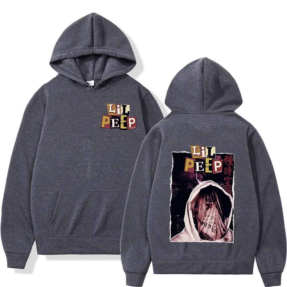 Rapper Lil Peep CryBaby Graphic Hoodies Men's Women Clothing Fashion Vintage Hip Hop Oversized Sweatshirts Warm Fleece Pullovers