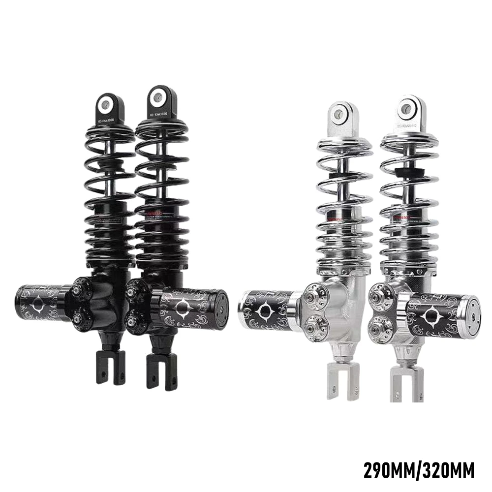 

290mm 320mm Motorcycle Rear Shock Absorber Preload Side Pressure Damping Adjust For Scooter Niu N1S U2 MQIL Ninebot N70 E100 F90