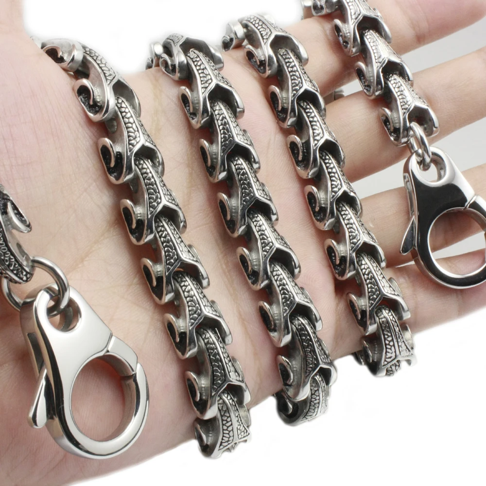 Stainless Steel Unique Biker KeyChain Punk Wallet Chain 5A001WC 14