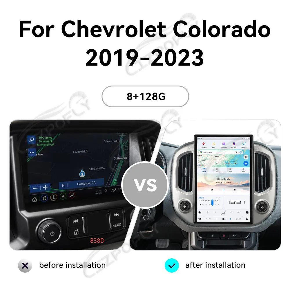 

14,4-дюймовый Android Carplay автомобильный радиоприемник для Chevrolet Colorado 2019-2023 навигация авторадио DSP GPS автомобильный мультимедийный видеоплеер 4G