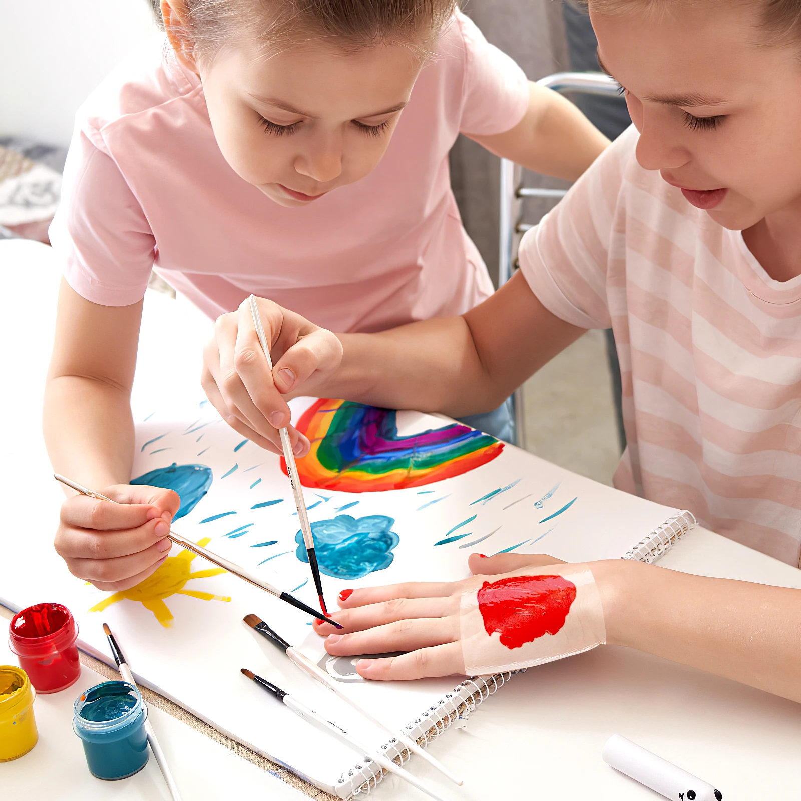 

200Pcs Makeup Mixing Palette Stickers Disposable Adhesive Hand for Makeup Use Make Up Palette