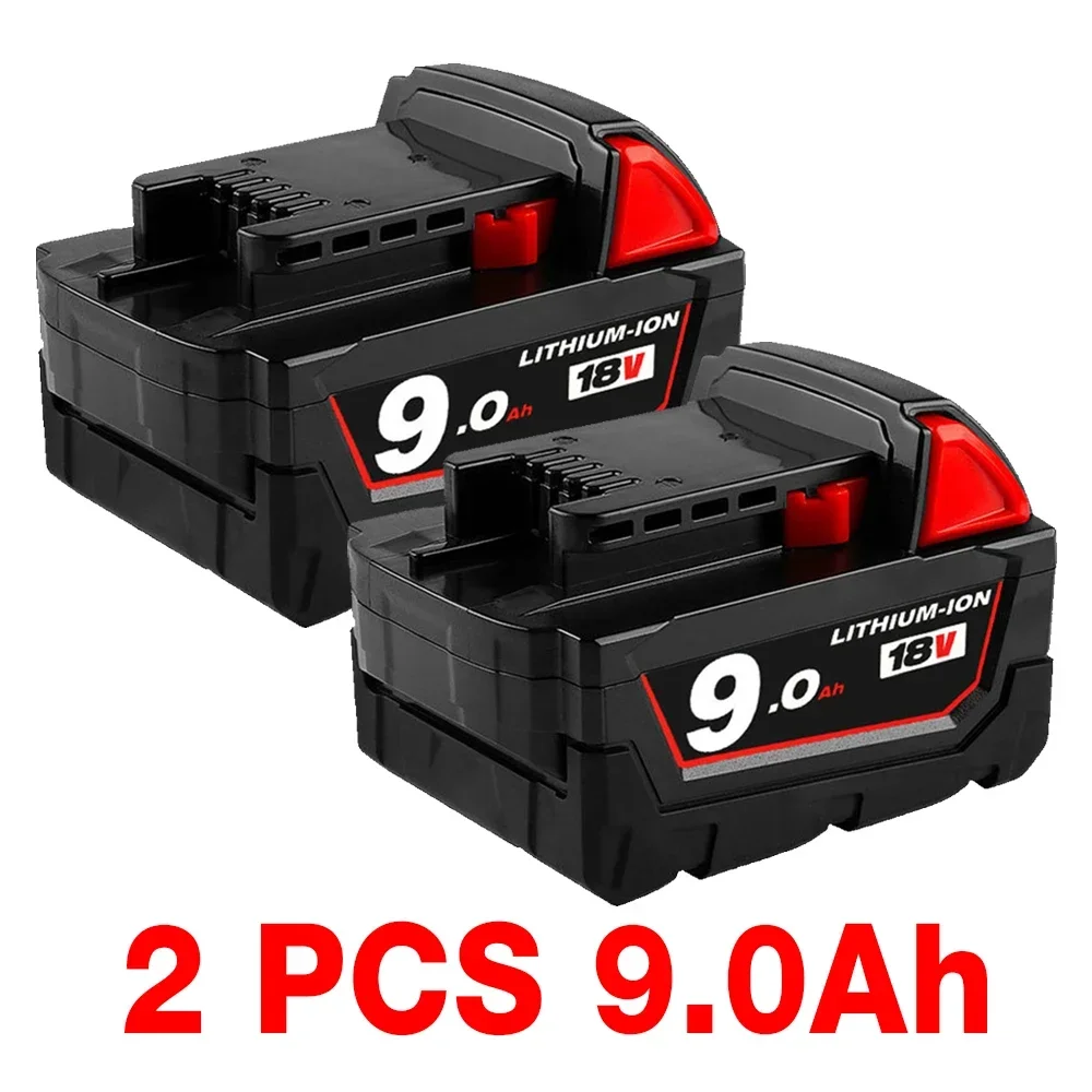 For Milwaukee 48-11-1852 M18 LITHIUM XC 6.0Ah Extended Capacity Battery for Milwaukee 48-11-1850 48-11-1840 Cordless Power Tools