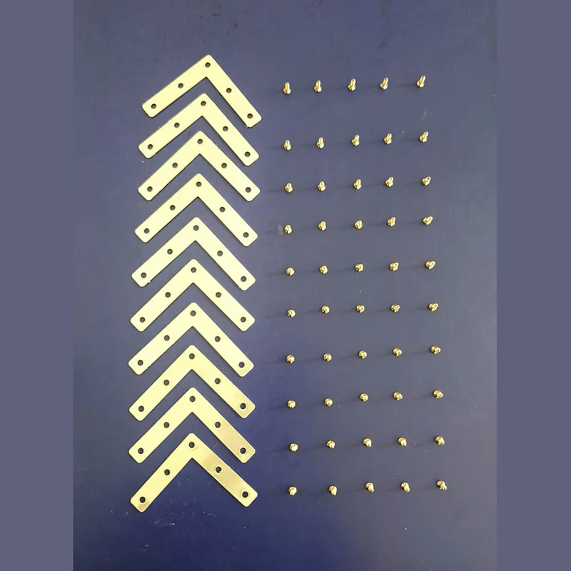 Multi-Size Steel Angle Bracket Flat Repair Mending Plate Furniture Wood Joint Connector Corner Brace Fixing Hardware Accessories