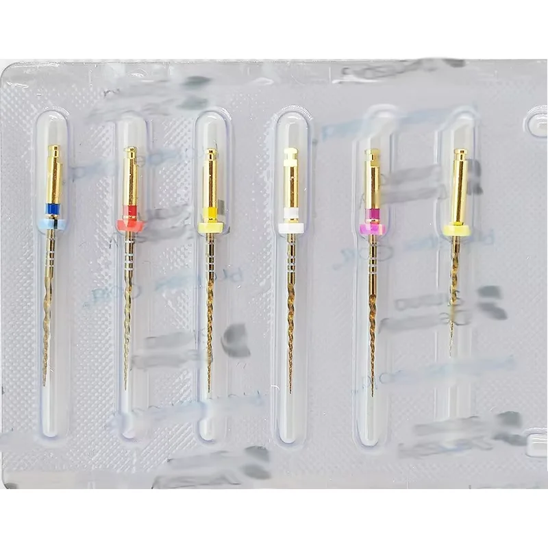 ملف Bonito لقناة جذر الأسنان NITI، مستدق اللبية الاحترافي، الملفات الذهبية، SX-F3، 21 مم، 25 مم، 31 مم، استخدام المحرك الدوار Endo، عبوة واحدة