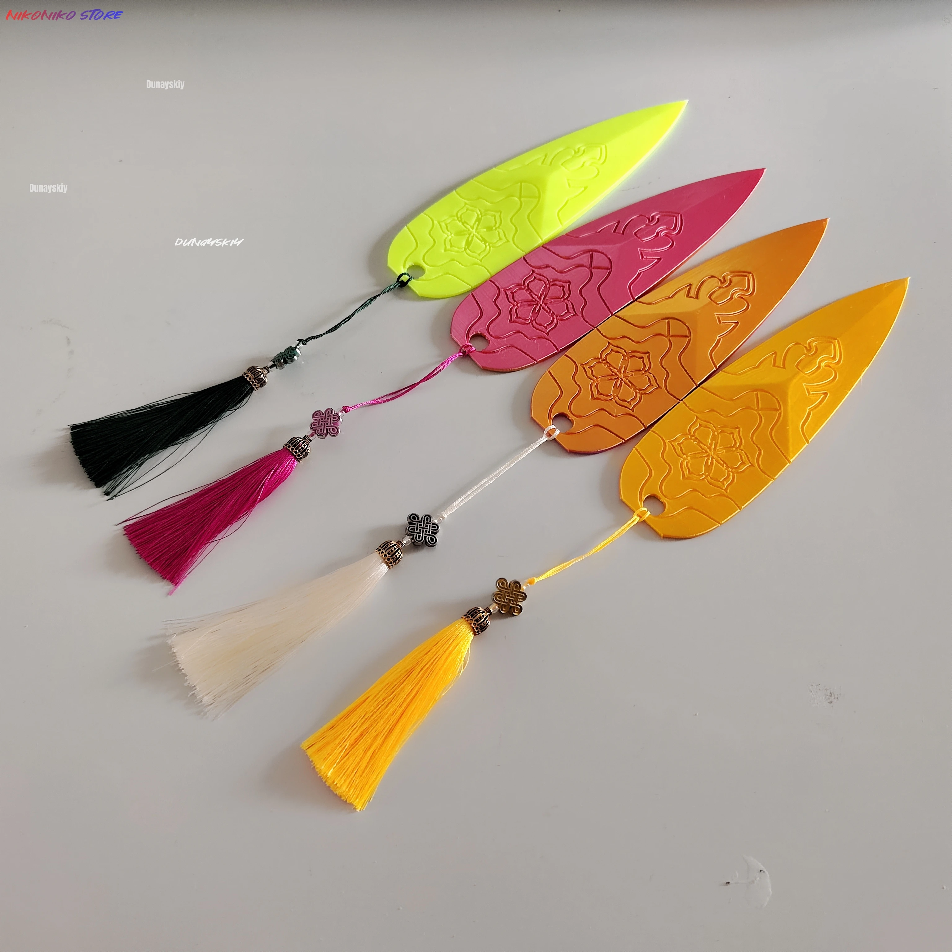 زوي شبه شفافة سكين الدعامة شيطان K-POP الصيادين تأثيري القاتل هالوين لعب الأدوار 4 اللون كوس اكسسوارات فتاة امرأة الهدايا