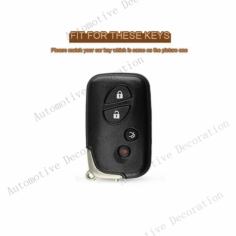 Z+ Leather Car Key Fob Holder Case Cover Skin Holder Bag Shell For Lexus GX LX RX
