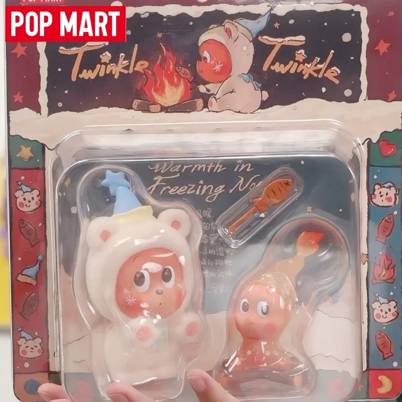 

POPMART Twinkle Twinkle Warmth In The Frozen Soil Original Kawaii Collectible Hanging Card Home Decor Gift For Girl Collectors