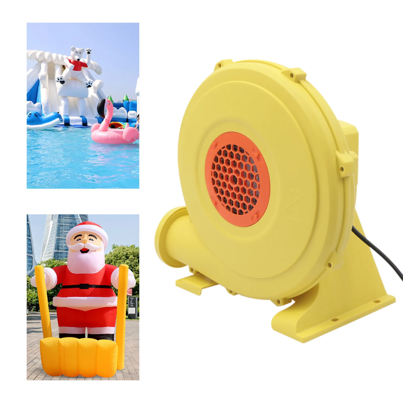 Ventilatore gonfiabile commerciale 2200Pa del buttafuori della ventola 680m3/h della pompa del ventilatore dell'aria di 1.25HP 950W