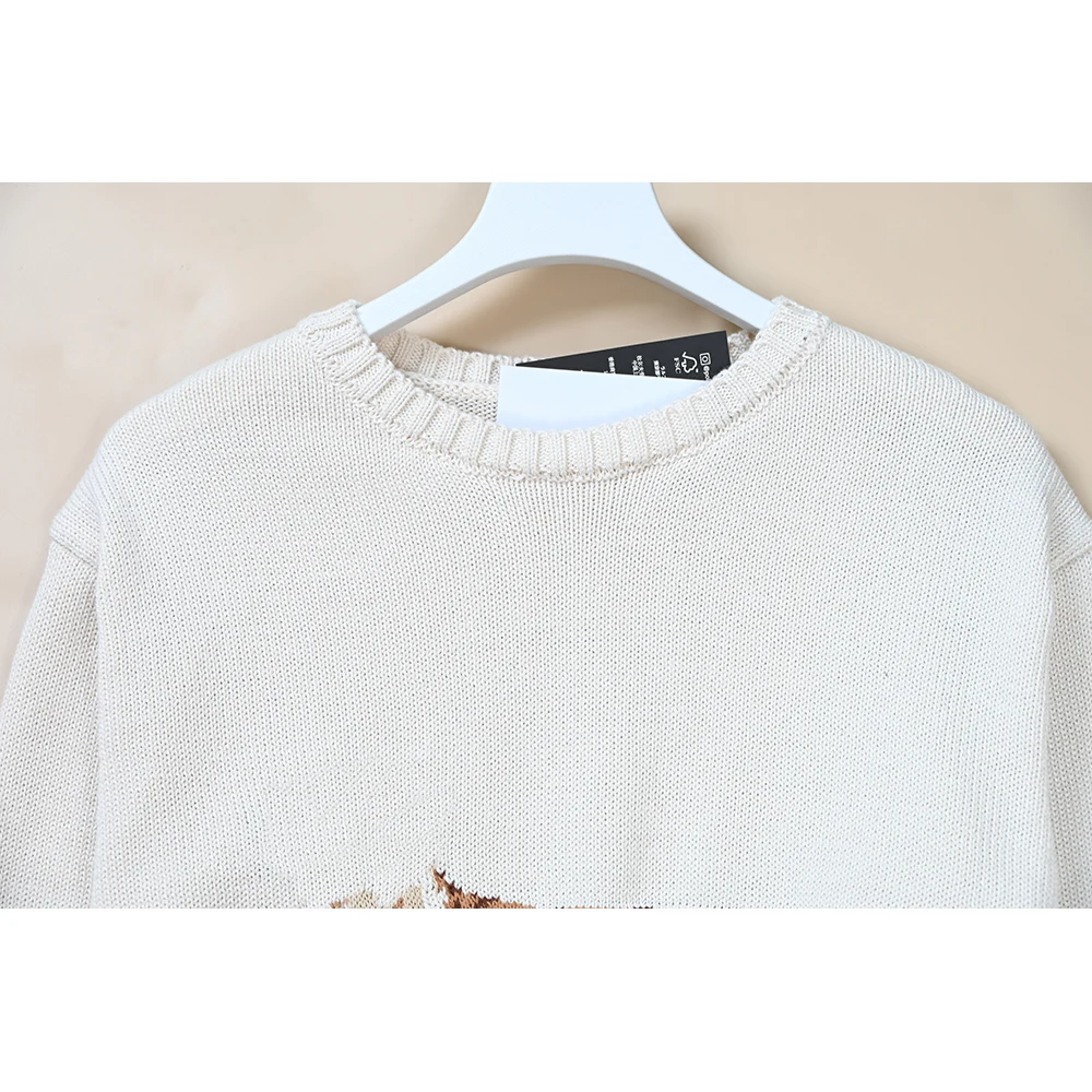 

Spring New Sle Women's Knitted Cotton Long Sve round Ne Sweater Versatile Comfortable Commute Sle Knitwear