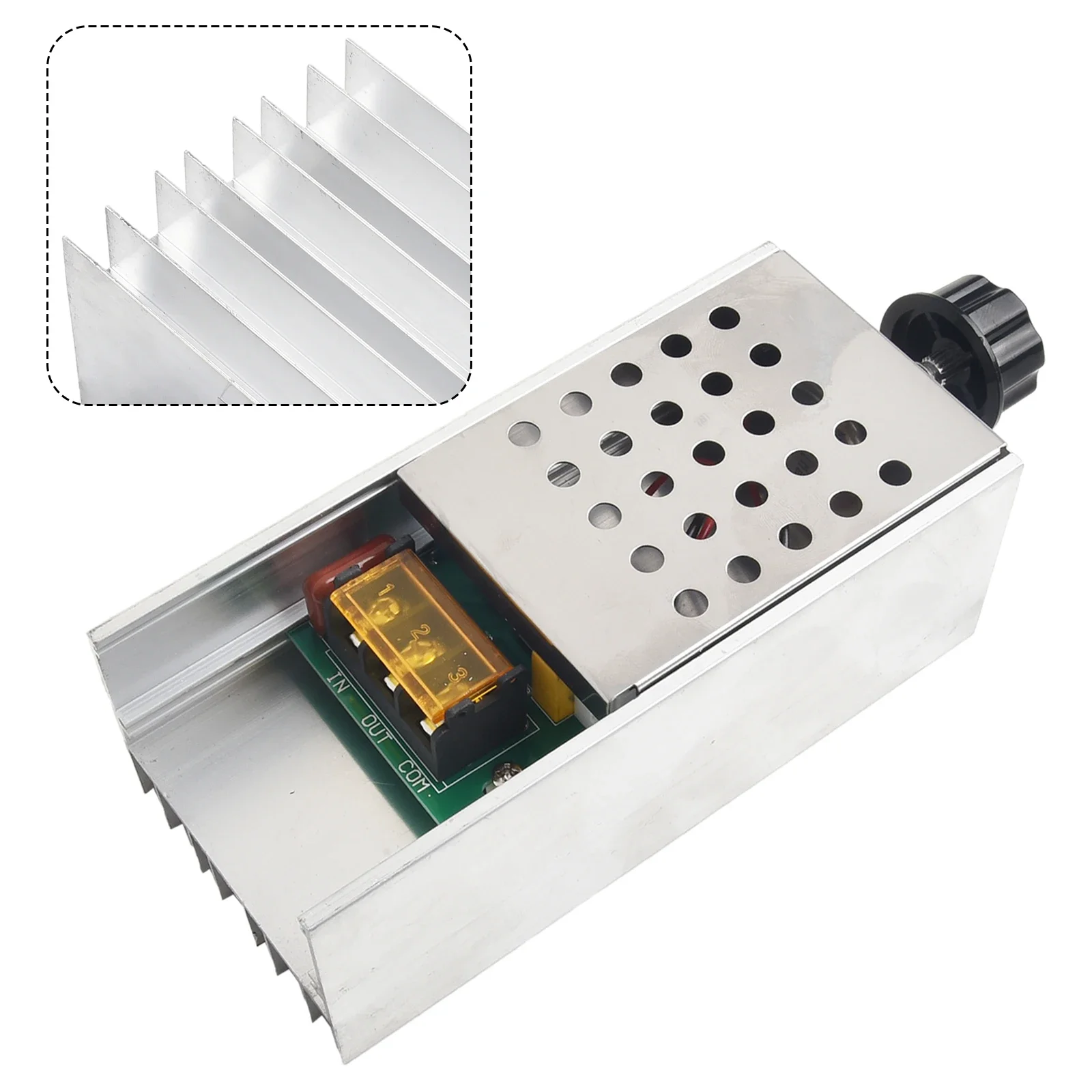 Reliable 6000W Voltage Regulator High Power Speed Controller with SCR Dimmer for Speed and Temperature Control